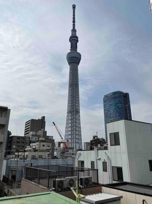 شقة 403 Oshiage Sta 3Mins Walk! Wi-Fi & Elevator 4Pax طوكيو المظهر الخارجي الصورة