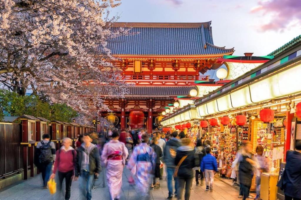 شقة 403 Oshiage Sta 3Mins Walk! Wi-Fi & Elevator 4Pax طوكيو المظهر الخارجي الصورة