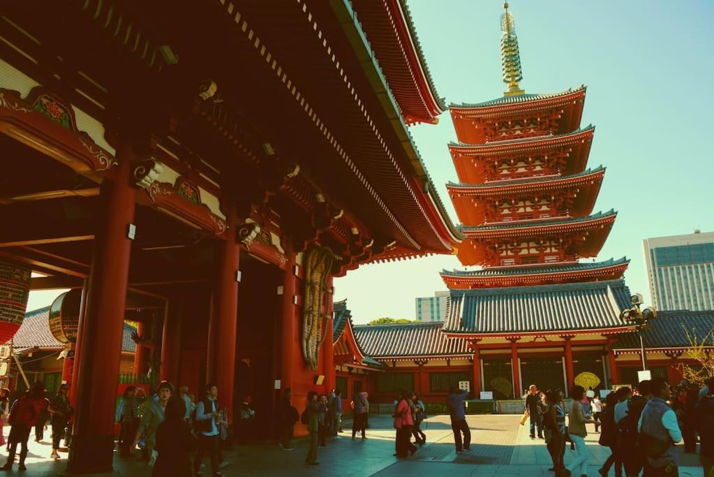 شقة 403 Oshiage Sta 3Mins Walk! Wi-Fi & Elevator 4Pax طوكيو المظهر الخارجي الصورة